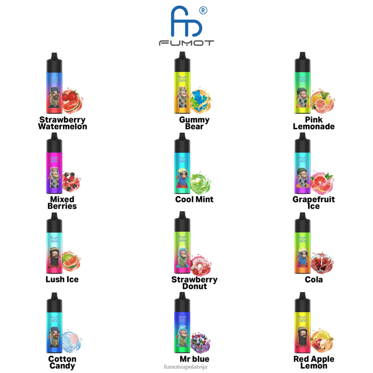 Fumot Sunax 7000 maināma vape kasetne (1 gab.) - Fumot Vape Price HZ2X2487 greipfrūtu ledus