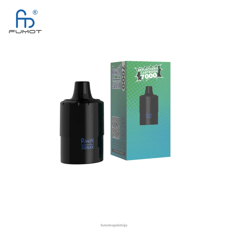 Fumot Sunax 7000 maināma vape kasetne (1 gab.) - Fumot Vape Review HZ2X2485 forša piparmētra