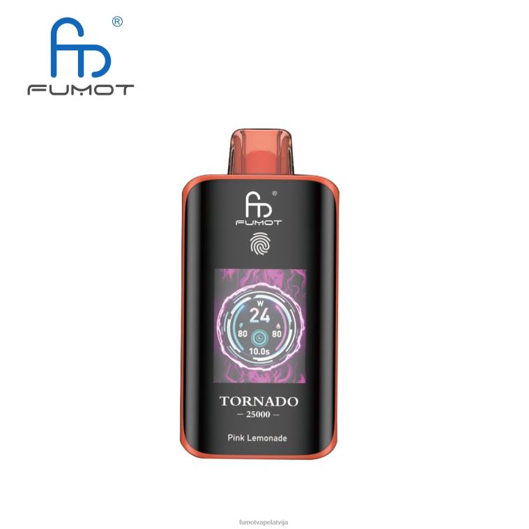 Fumot Store | Fumot Tornado 25000 vienreizējās lietošanas vape rozā limonāde 204XL10