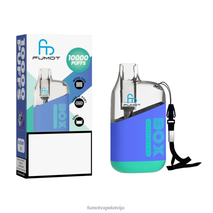 Fumot Tornado 10 000 vienreizējās lietošanas vape pod kaste - 20 ml (1 gab.) - Fumot Vape Sale HZ2X2366 zemeņu vīnogas