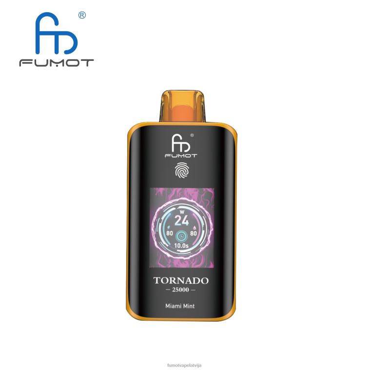 Fumot Vape Flavors | Fumot Tornado 25000 vienreizējās lietošanas vape maiami piparmētra 204XL8