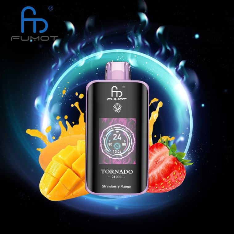 Fumot Vape Latvija | Fumot Tornado 25000 vienreizējās lietošanas vape zemeņu mango 204XL11