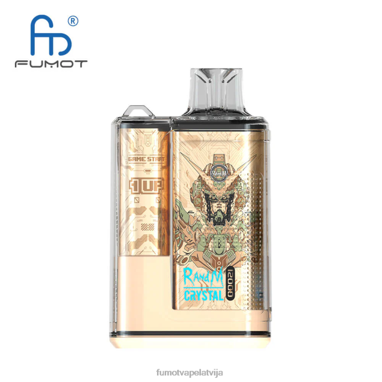Fumot Crystal 12000 vienreizējās lietošanas tvaiku kaste - 20 ml (1 gab.) - Fumot Vape Price HZ2X2257 zils razz ledus