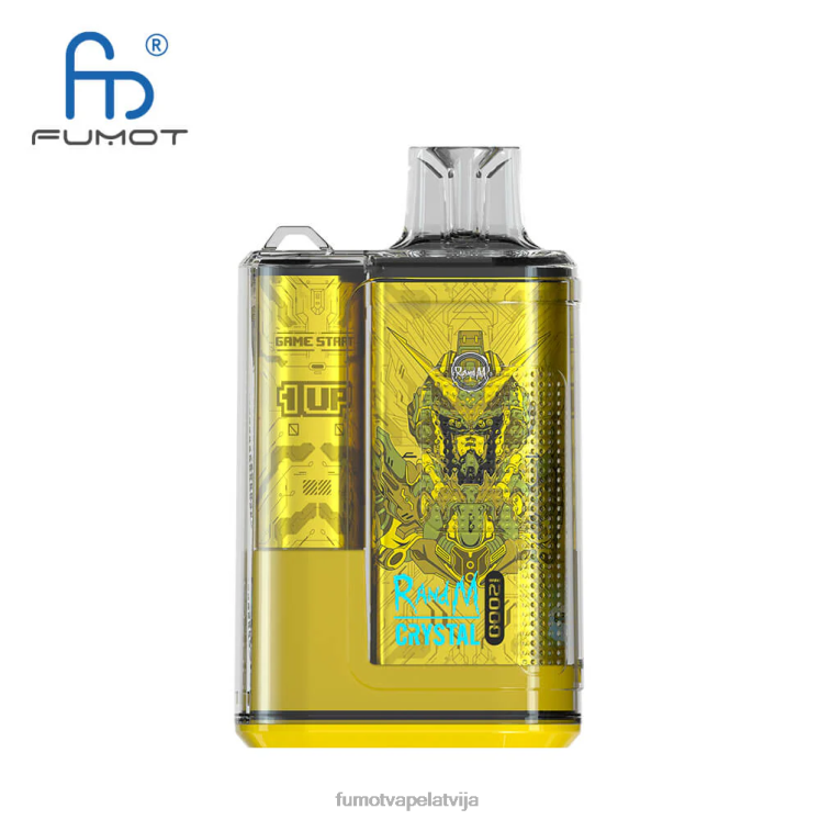 Fumot Crystal 12000 vienreizējās lietošanas tvaiku kaste - 20 ml (1 gab.) - Fumot Vape Price HZ2X2257 zils razz ledus