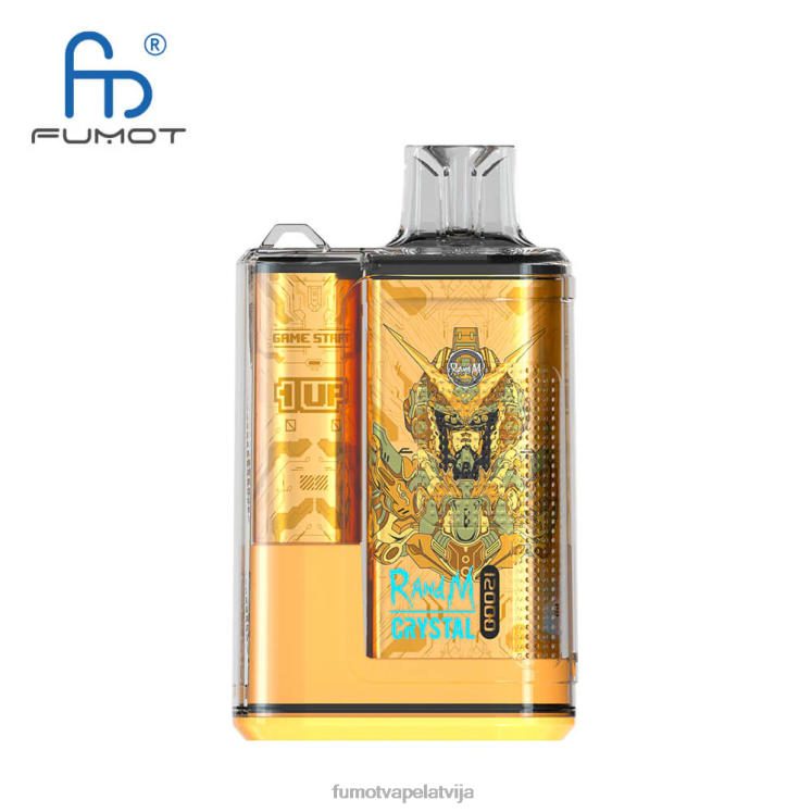 Fumot Crystal 12000 vienreizējās lietošanas tvaiku kaste - 20 ml (1 gab.) - Fumot Vape Price HZ2X2257 zils razz ledus