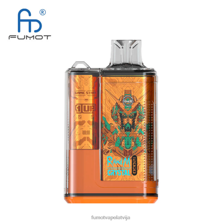 Fumot Crystal 12000 vienreizējās lietošanas tvaiku kaste - 20 ml (1 gab.) - Fumot Vape Price HZ2X2257 zils razz ledus
