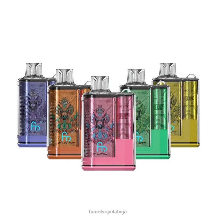 Fumot Crystal 12000 vienreizējās lietošanas tvaiku kaste - 20 ml (1 gab.) - Fumot Vape Sale HZ2X2256 ogu aveņu ķirsis