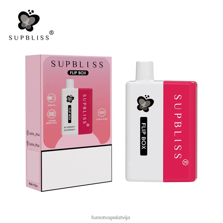 Fumot Supbliss Flip box 6000 maināms vape komplekts - 10ml (1 gab.) - Fumot Price HZ2X2333 ķiršu vīnogas