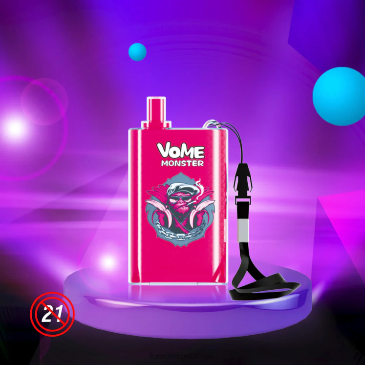 Fumot Vome Monster 10000 vienreizējās lietošanas vape pod ierīce - 20 ml (1 gab.) - Fumot Cena HZ2X2432 jauktas ogas