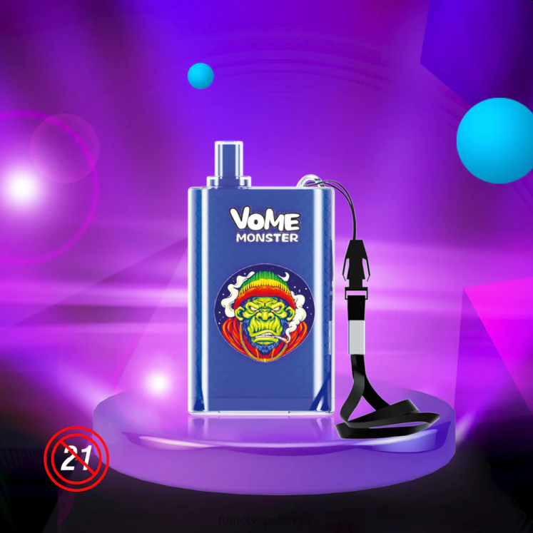 Fumot Vome Monster 10000 vienreizējās lietošanas vape pod ierīce - 20 ml (1 gab.) - Fumot Store HZ2X2430 kivi marakujas gvajava