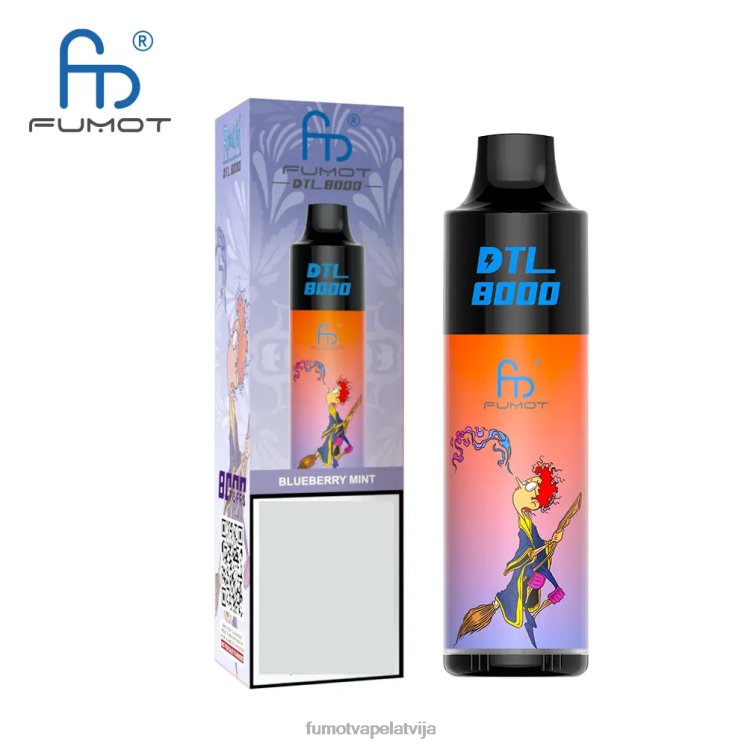 Fumot DTL 8000 vienreizējās lietošanas vape pildspalva - 16 ml (1 gab.) - Fumot Price HZ2X2423 ananāsu kokosriekstu rums