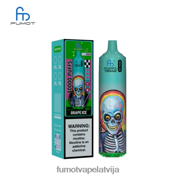 Fumot Price - Fumot Tornado 30K mūzika vīnogu ledus 0J84ZB13