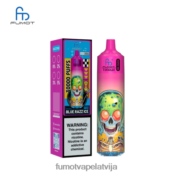 Fumot Price - Fumot Tornado 30K mūzika zils razz ledus 0J84ZB3