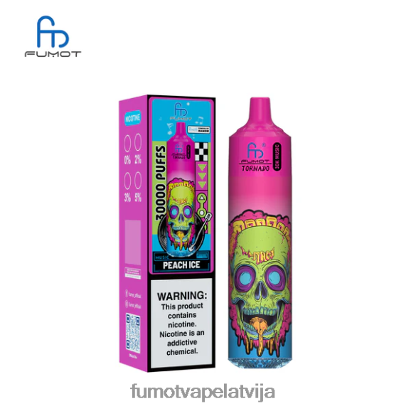 Fumot Store - Fumot Tornado 30K mūzika persiku ledus 0J84ZB20