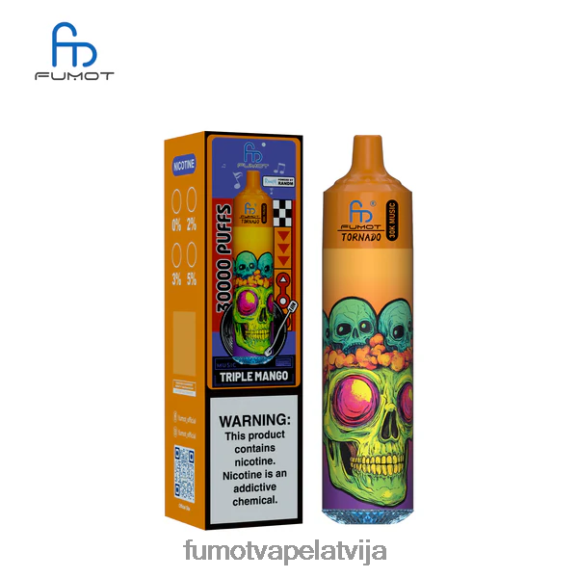 Fumot Technology - Fumot Tornado 30K mūzika trīskāršais mango 0J84ZB29
