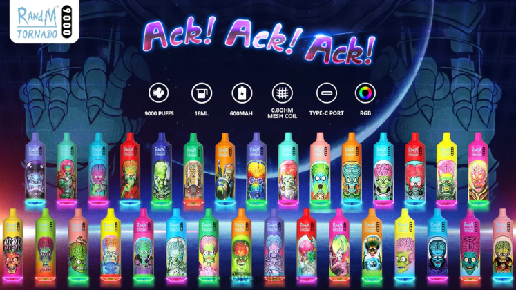 Fumot Tornado 18 ml 9000 vienreizējās lietošanas vape pildspalva (1 gab.) - Fumot Store HZ2X230 melleņu ķiršu dzērvenes