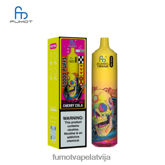 Fumot Vape Flavors - Fumot Tornado 30K mūzika ķiršu kola 0J84ZB8