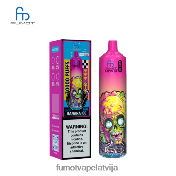 Fumot Vape Latvija - Fumot Tornado 30K mūzika banānu ledus 0J84ZB1