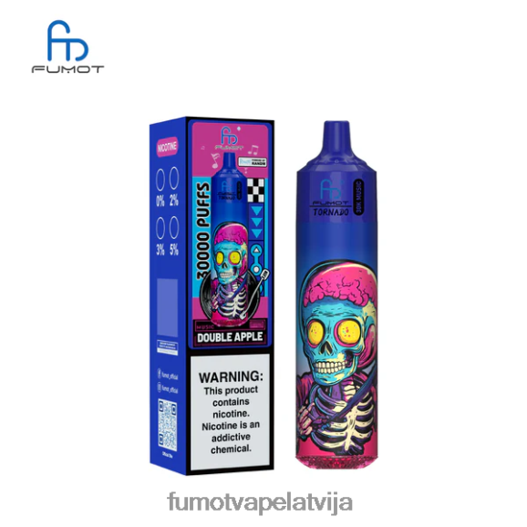 Fumot Vape Latvija - Fumot Tornado 30K mūzika dubultais ābols 0J84ZB11