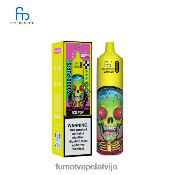 Fumot Vape Review - Fumot Tornado 30K mūzika ledus pop 0J84ZB15