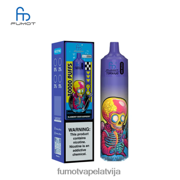 Fumot Vape Sale - Fumot Tornado 30K mūzika melleņu skāba avene 0J84ZB6