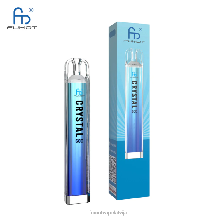 Fumot Crystal 2ml (3 gab. komplekts) vienreizējās lietošanas vape - atbilst 600 tpd - Fumot Shop HZ2X2384 dr. zils