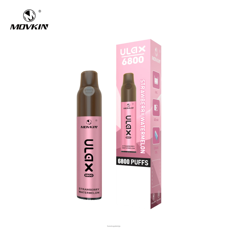 Fumot Movkin Ulax 6800 vienreizējās lietošanas vape, keramikas spole - 8ml (1 gab.) - Fumot Vape Price HZ2X2317 banānu piena kokteilis