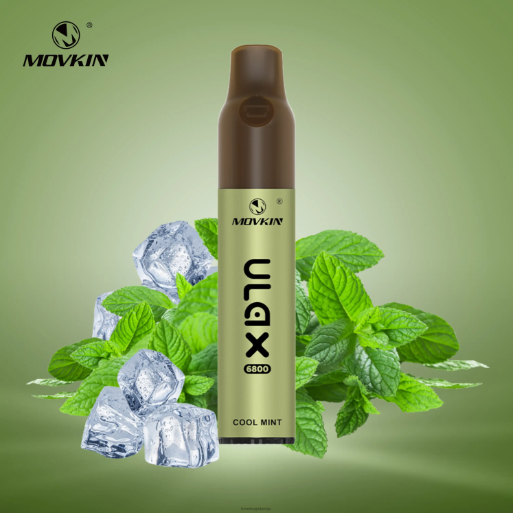 Fumot Movkin Ulax 6800 vienreizējās lietošanas vape, keramikas spole - 8ml (1 gab.) - Fumot Vape Price HZ2X2317 banānu piena kokteilis