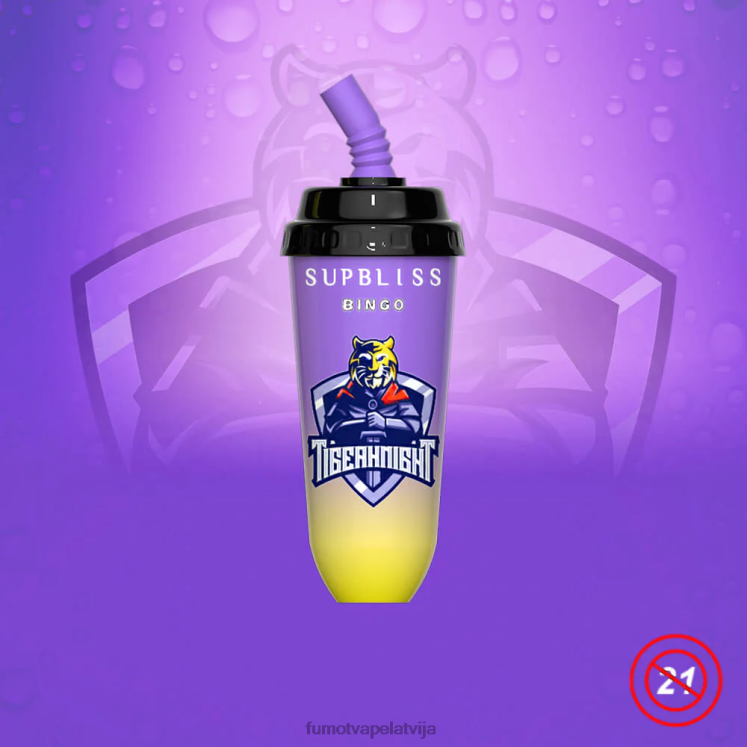 Fumot Supbliss Bingo 16 ml 8000 vienreizējās lietošanas vape pod ierīce (1 gab.) - Fumot Technology HZ2X2409 zemeņu mango