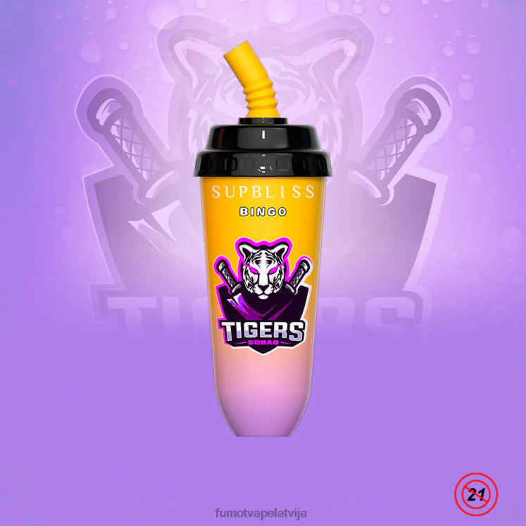 Fumot Supbliss Bingo 16 ml 8000 vienreizējās lietošanas vape pod ierīce (1 gab.) - Fumot Technology HZ2X2409 zemeņu mango