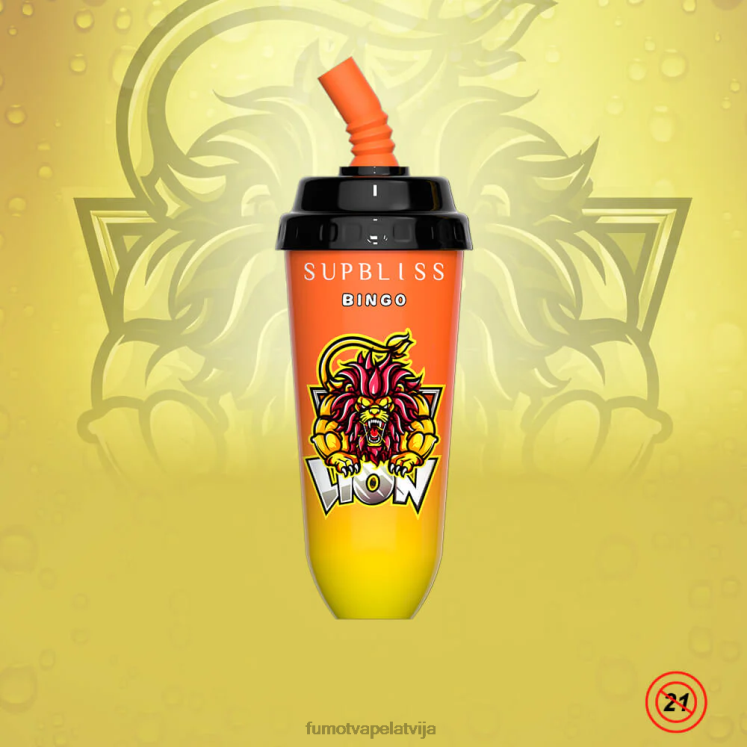 Fumot Supbliss Bingo 16 ml 8000 vienreizējās lietošanas vape pod ierīce (1 gab.) - Fumot Technology HZ2X2409 zemeņu mango