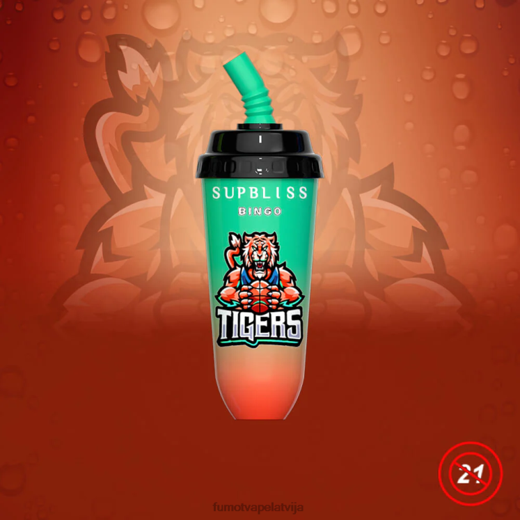 Fumot Supbliss Bingo 8000 vienreizējās lietošanas vape pod ierīce - 16 ml (1 gab.) - Fumot Vape Sale HZ2X2396 ķiršu persiku limonāde