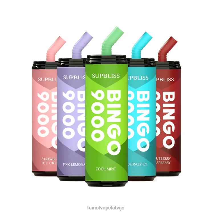 Fumot Supbliss Bingo 9000 vienreizējās lietošanas vape pildspalva (1 gab.)- 18ml - Fumot Shop HZ2X2464 zils razz ledus