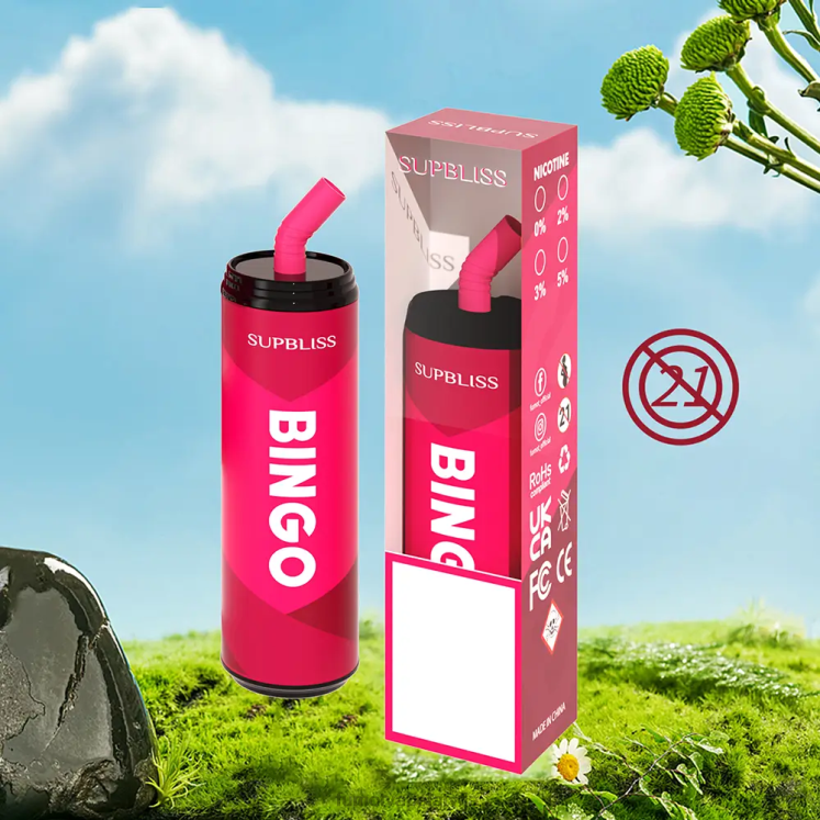 Fumot Supbliss Bingo 9000 vienreizējās lietošanas vape pildspalva (1 gab.)- 18ml - Fumot Vape Review HZ2X2465 melleņu avenes