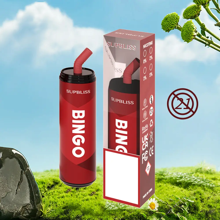 Fumot Supbliss Bingo 9000 vienreizējās lietošanas vape pildspalva (1 gab.)- 18ml - Fumot Vape Review HZ2X2465 melleņu avenes