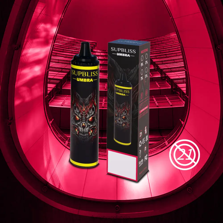 Fumot Supbliss Umbra 10000 (1 gab.) vienreizējās lietošanas vape pildspalva - 20ml - Fumot Technology HZ2X2479 jauktas ogas