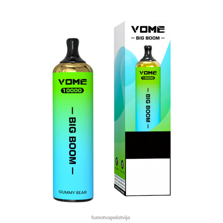 Fumot Vome Big Boom vienreizējās lietošanas vape pildspalva 10000 - 20ml (1 gab.) - Fumot Store HZ2X2440 zemeņu ledus