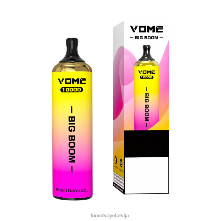 Fumot Vome Big Boom vienreizējās lietošanas vape pildspalva 10000 - 20ml (1 gab.) - Fumot Store HZ2X2440 zemeņu ledus