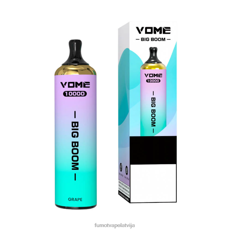 Fumot Vome Big Boom vienreizējās lietošanas vape pildspalva 10000 - 20ml (1 gab.) - Fumot Store HZ2X2440 zemeņu ledus
