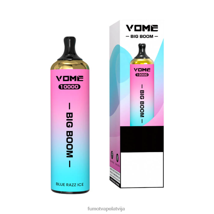 Fumot Vome Big Boom vienreizējās lietošanas vape pildspalva 10000 - 20ml (1 gab.) - Fumot Store HZ2X2440 zemeņu ledus