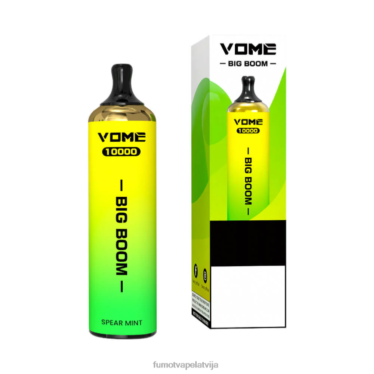 Fumot Vome Big Boom vienreizējās lietošanas vape pildspalva 10000 - 20ml (1 gab.) - Fumot Store HZ2X2440 zemeņu ledus