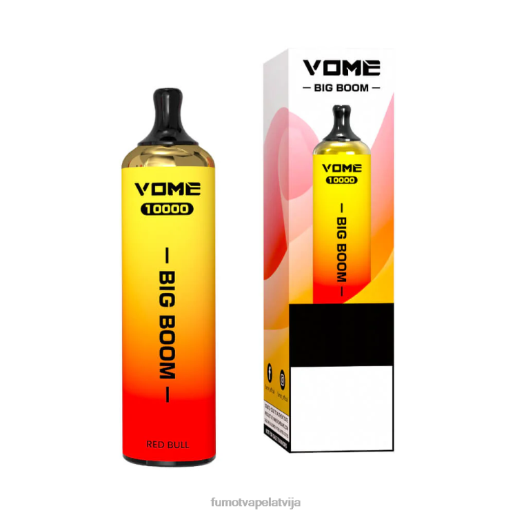 Fumot Vome Big Boom vienreizējās lietošanas vape pildspalva 10000 - 20ml (1 gab.) - Fumot Store HZ2X2440 zemeņu ledus